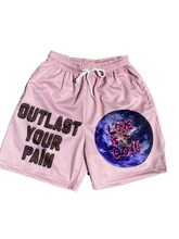 Load image into Gallery viewer, “Outlast Your Pain” Mesh Shorts
